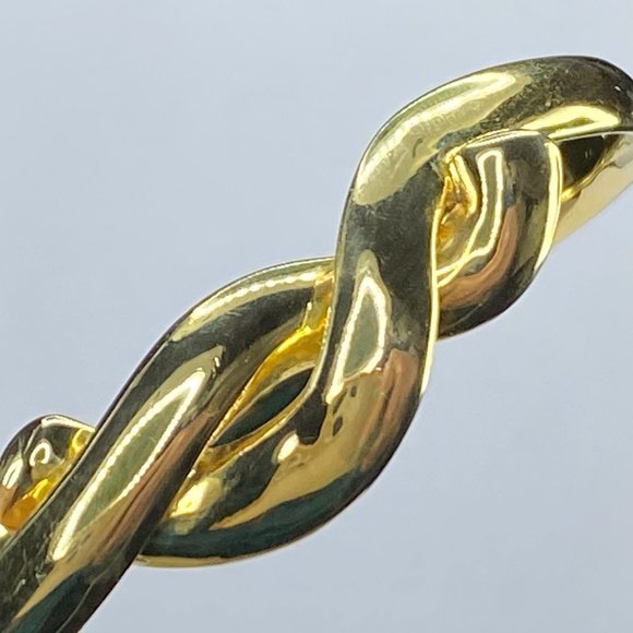 Tiffany & Co. 18K yellow gold Cummings twist knot bangle 40.0g 7.75" JR7874 - Picture 7 of 11